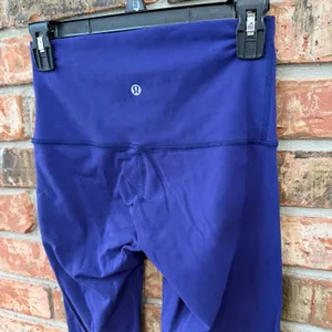 Lululemon Size 6 Purple Leggings Athletic Athleisure Soft Stretch Pull On thumbnail 8