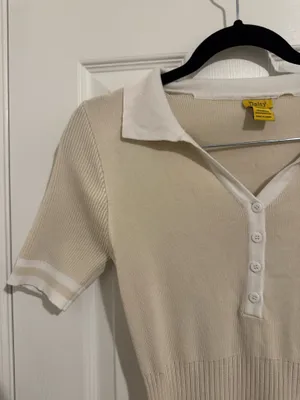 Vintage Daisy Collared Button Down Romper thumbnail 2