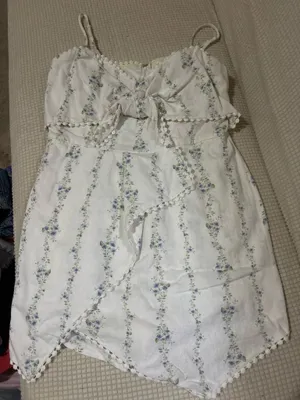 Francesca's Romper Floral thumbnail 1