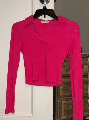 Altard State Cling Sleeve Crop Top thumbnail 1