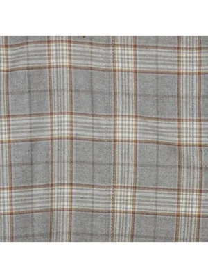 Gianni Bini Brown Plaid Straight Trousers Pants Size 12 Slit Hems Career Retro thumbnail 3