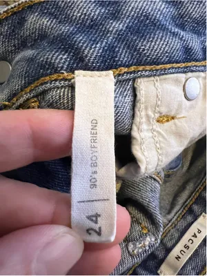 PacSun Los Angeles High Rise Straight Leg Distressed Jeans W Size 24 90s boyfrie thumbnail 7
