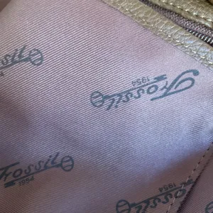 Fossil SHB3207A Brown Genuine Leather Tote Shoulder Bag Cognac Double Handle thumbnail 11