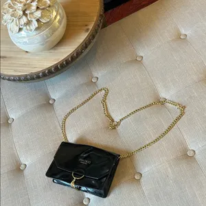 Jimmy Choo Black Tassel Shoulder Chain BLACK Bag Perfume Promo thumbnail 2