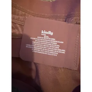 Kindly NWT Ribbed Plunge Bralette XXXL Burlwood Wireless Comfort Lounge‎ Bra thumbnail 3