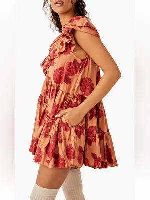 Free People Tilly Printed Tunic Dress thumbnail 4