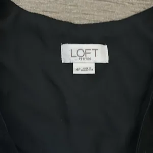 Loft black wrap dress thumbnail 2