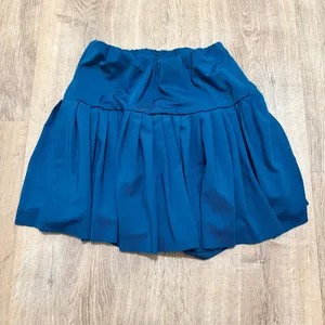SHEIN | Women's Teal Blue Pleated Tennis Athletic Mini Skirt Skort, Size‎ S thumbnail 2