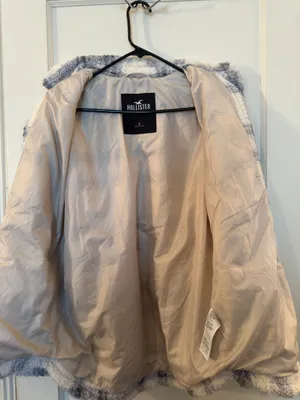 Hollister Plaid Sherpa Fleece Shirt Jacket Shacket thumbnail 4