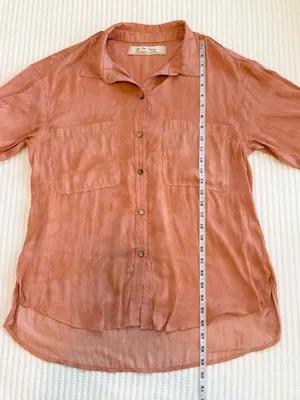 Free People We The Free Color of the Valley Button Down Shirt thumbnail 7