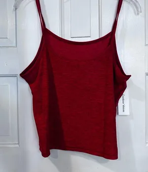 Outdoor Voices cloudknit cami size large color strawberry thumbnail 3