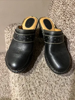 b.o.c. Black Leather Studded Slip thumbnail 7