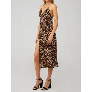 NWT Resa Harper Slip Dress Cheetah thumbnail 2