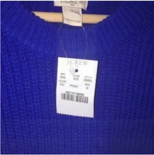 NWT J. Crew Blue Sweater Vest Medium  thumbnail 6