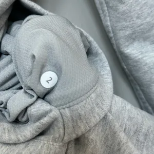 Lululemon Split Pullover Hoodie Heathered Light Gray thumbnail 9
