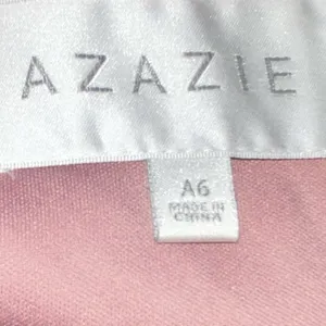 Azazie Blush‎ Pink Maxi Sleeveless Dress thumbnail 5
