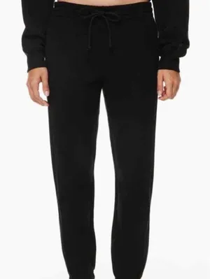 Tna Aritzia CozyAF Fleece Joggers‎ Black Sweatpants Womens Small GD Black thumbnail 1