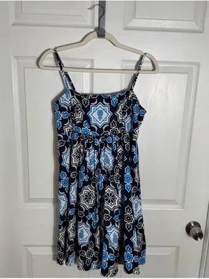 Anthropologie Hutch Pineapple Print Romper Size Small Blue Black Tropical thumbnail 12