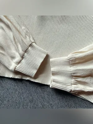 Anthropologie V Neck Cinch Waist Blouse Top Medium thumbnail 3