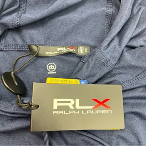 RLX Ralph Lauren Lux Carbon Spring Navy Heather Womens Golf Hoodie Size XS‎ NEW thumbnail 2