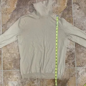 Lauren by Ralph Lauren Beige Turtleneck Lightweight Sweater thumbnail 4