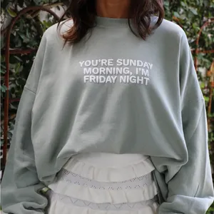 skull house designs sunday morning crewneck thumbnail 1