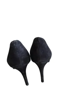JESSICA SIMPSON Black Suede Pointed Heels Size 7.5 thumbnail 7