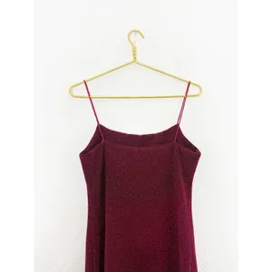 Mango Lurex Glitter Strap Mini Dress Size Small Metallic Stretch Going Out thumbnail 13