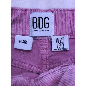 BDG Flare Corduroy Pants Women 26 Pink High Rise Urban‎ Outfitters T2K Retro thumbnail 2