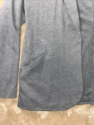 torrid Charcoal Gray Open-Front Blazer Cardigan thumbnail 3