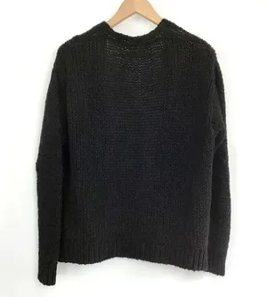 Urban Outfitters Black Oversized Cable Knit Cardigan Sweater thumbnail 2