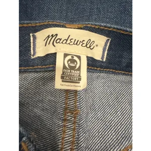 Madewell Baggy Straight Jeans Medium Dark Wash Denim Blue‎ Womens Size 26X30 EUC thumbnail 10