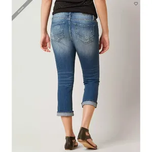 NWOT BKE Harper Stretch Cropped Denim Jeans Size 28 thumbnail 10