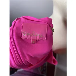 Lilly Pulitzer Adrienne Dress in Raz Berry Hot Pink Sz 8 thumbnail 9