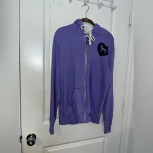 PINK by Victoria’s Secret Y2K Oversized Preppy Pockets Hooded Full Zip Jacket M thumbnail 8
