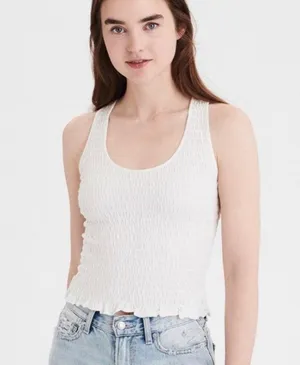 American Eagle White top thumbnail 1