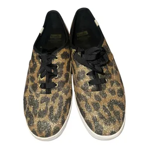 Keds x Kate Spade Leopard Print Glitter‎ Sneakers, Size 9 thumbnail 8