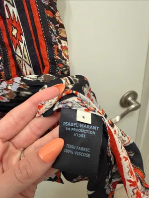 Isabel Marant Étoile Mixed Print Boho Cami Tank Top thumbnail 4