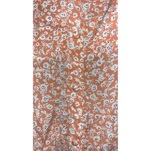 Flynn Skye Pink Floral Maxi Dress Tie Front‎ Button Down Wedding Guest Size L thumbnail 4