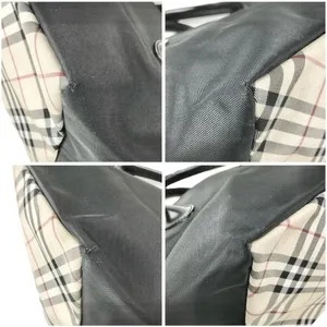 Burberry Blue Label Nova Check Mini Tote Black Nylon thumbnail 10