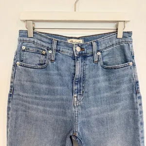 Madewell Boyjean Jeans Size 26‎ Blue Elkhart Wash High Rise Slim Crop Capsule thumbnail 4