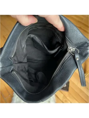 Coach Black Pebbled Leather Crossbody Bag – Style F19722 – Y2K Era Coach thumbnail 9
