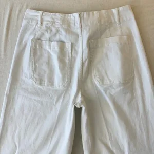 Maeve Anthropologie The Colette Wide Leg Crop Pants Women 16W White thumbnail 9