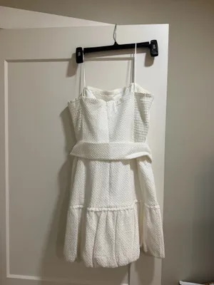 Amanda Uprichard Revolve Mini Dress White thumbnail 4