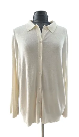 LÉGOE Heritage Ivory Knit Button thumbnail 1
