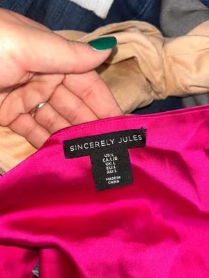 Sincerely Jules Hot Pink Halter thumbnail 4