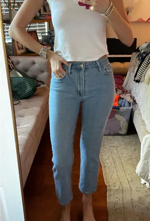 Just Black denim wide cropped jean  thumbnail 1