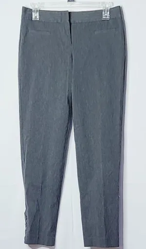 Express Editor gray work career slacks pants sz 2 thumbnail 1