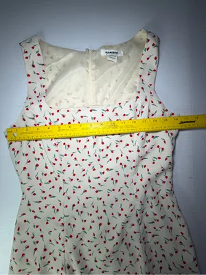 Glamorous Cream Mini Dress with Red Cherry Print thumbnail 4