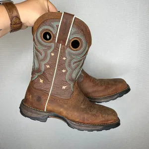Durango Maverick Women's‎ Western Brown Leather Waterproof Cowboy Boots Size 6M thumbnail 1